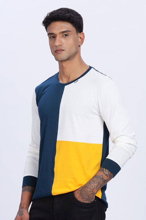 Adro Men Full Sleeve T-Shirt | Premium Cotton Tshirt for Men|Casual Fashion Relaxed Fit Full Sleeve Round neck Tshirt