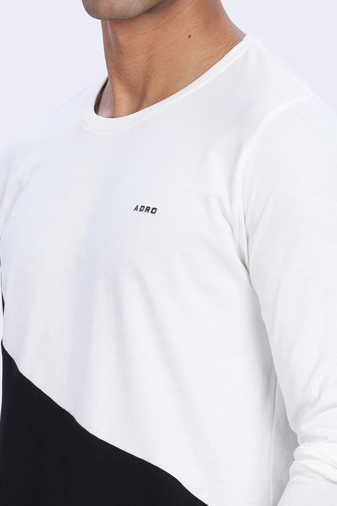 Adro Men Full Sleeve T-Shirt | Premium Cotton Tshirt for Men|Casual Fashion Relaxed Fit Full Sleeve Round neck Tshirt