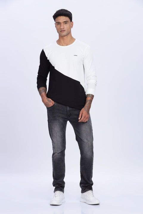 Adro Men Full Sleeve T-Shirt | Premium Cotton Tshirt for Men|Casual Fashion Relaxed Fit Full Sleeve Round neck Tshirt