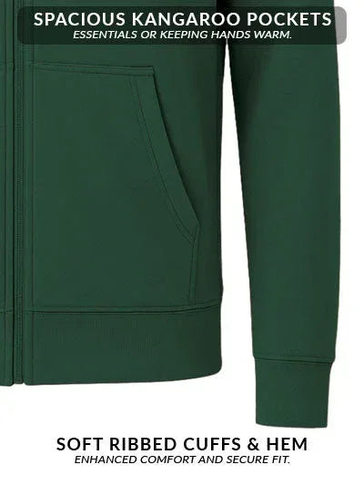 Adro Men’s Zipper Hoodie | Soft Fleece | Casual Streetwear