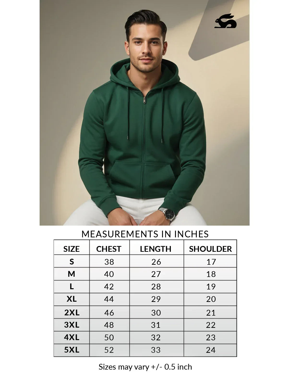 Adro Men’s Zipper Hoodie | Soft Fleece | Casual Streetwear