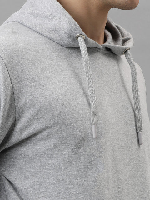 ADRO Men's ADRO Minimal Typography Hoodie | 320 GSM 85% Cotton 15% Polyester Fleece | Regular Fit Hoodie | Winter Casual Streetwear