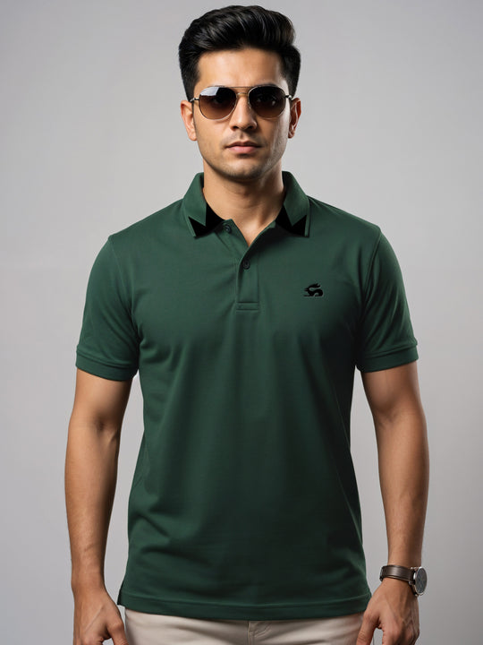 Adro Men’s Polo Shirt | Soft Cotton Blend | Trendy Casual Look