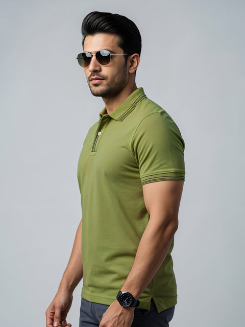 Adro Polo T Shirt for Men | Black Polo T-shirt | 100% Cotton Polo Tshirt | Regular Fit Polo| Available in Plus Size Polo