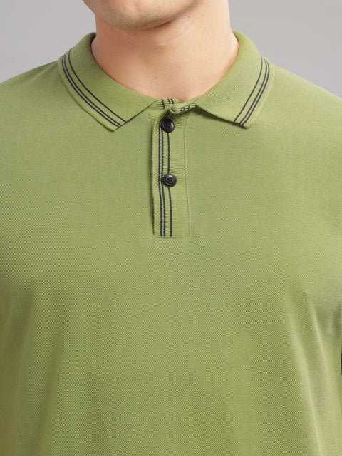 Adro Polo T Shirt for Men | Black Polo T-shirt | 100% Cotton Polo Tshirt | Regular Fit Polo| Available in Plus Size Polo