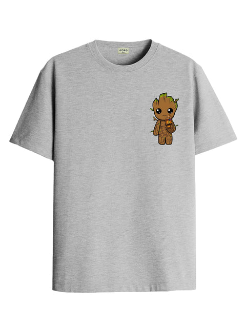 Adro Tshirt for Men | Anime T shirt for men | Graphic Printed T-shirt | Chest Printed Tshirt | Groot Anime Tshirt | T-shirts