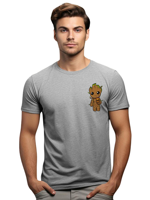 Adro Tshirt for Men | Anime T shirt for men | Graphic Printed T-shirt | Chest Printed Tshirt | Groot Anime Tshirt | T-shirts