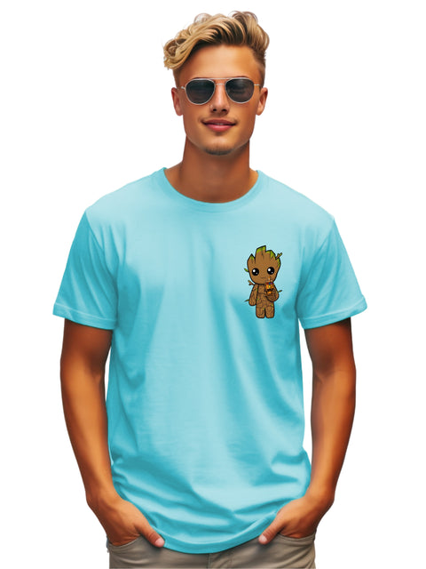 Adro Tshirt for Men | Anime T shirt for men | Graphic Printed T-shirt | Chest Printed Tshirt | Groot Anime Tshirt | T-shirts