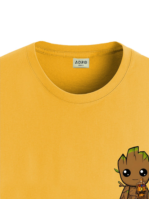 Adro Tshirt for Men | Anime T shirt for men | Graphic Printed T-shirt | Chest Printed Tshirt | Groot Anime Tshirt | T-shirts