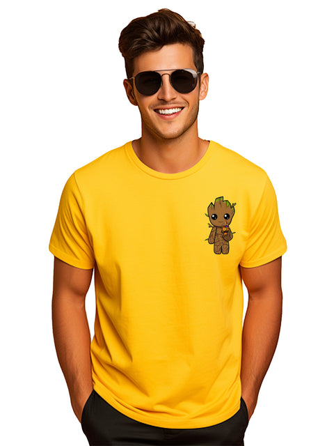 Adro Tshirt for Men | Anime T shirt for men | Graphic Printed T-shirt | Chest Printed Tshirt | Groot Anime Tshirt | T-shirts