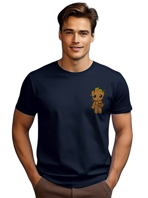 Adro Tshirt for Men | Anime T shirt for men | Graphic Printed T-shirt | Chest Printed Tshirt | Groot Anime Tshirt | T-shirts