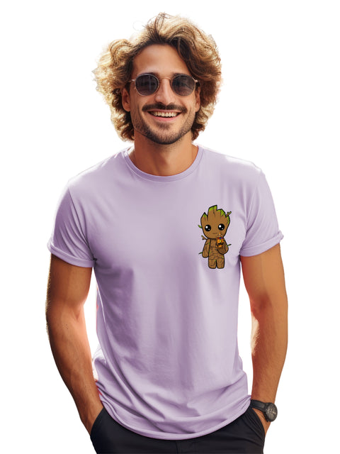 Adro Tshirt for Men | Anime T shirt for men | Graphic Printed T-shirt | Chest Printed Tshirt | Groot Anime Tshirt | T-shirts