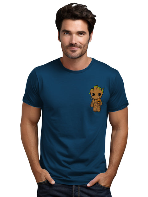 Adro Tshirt for Men | Anime T shirt for men | Graphic Printed T-shirt | Chest Printed Tshirt | Groot Anime Tshirt | T-shirts