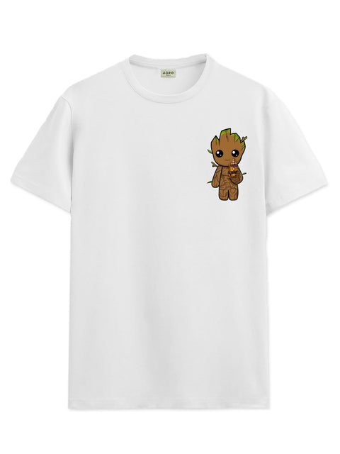 Adro Tshirt for Men | Anime T shirt for men | Graphic Printed T-shirt | Chest Printed Tshirt | Groot Anime Tshirt | T-shirts