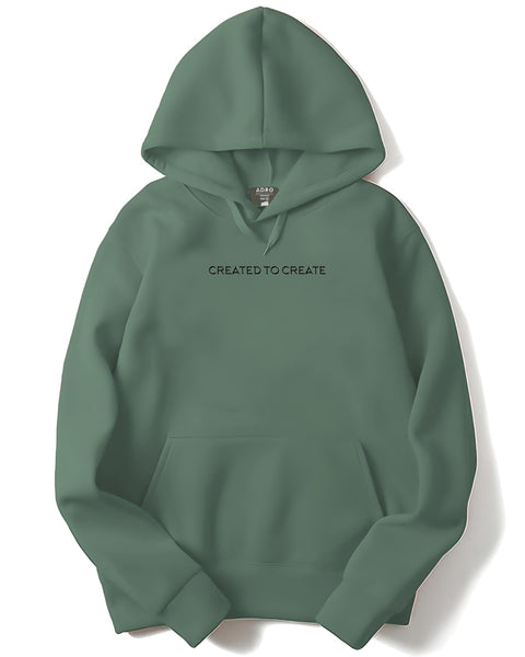 ADRO Men's Graphic Printed Hoodie | 320 GSM Premium Cotton Fleece | Regular Fit Hoodie | Winter Casual Streetwear Pista