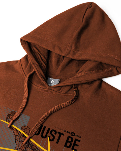 ADRO Men's Regular Fit Graphic Printed Hoodie | 320 GSM 85% Cotton 15% Polyester Fleece | Regular Fit Hoodie | Winter Casual Streetwear