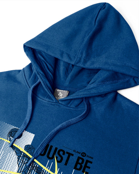ADRO Men's Regular Fit Graphic Printed Hoodie | 320 GSM 85% Cotton 15% Polyester Fleece | Regular Fit Hoodie | Winter Casual Streetwear