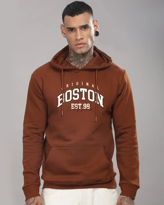 Adro Men’s Graphic Hoodie | Skin Friendly Print | Cozy Fleece Fabric