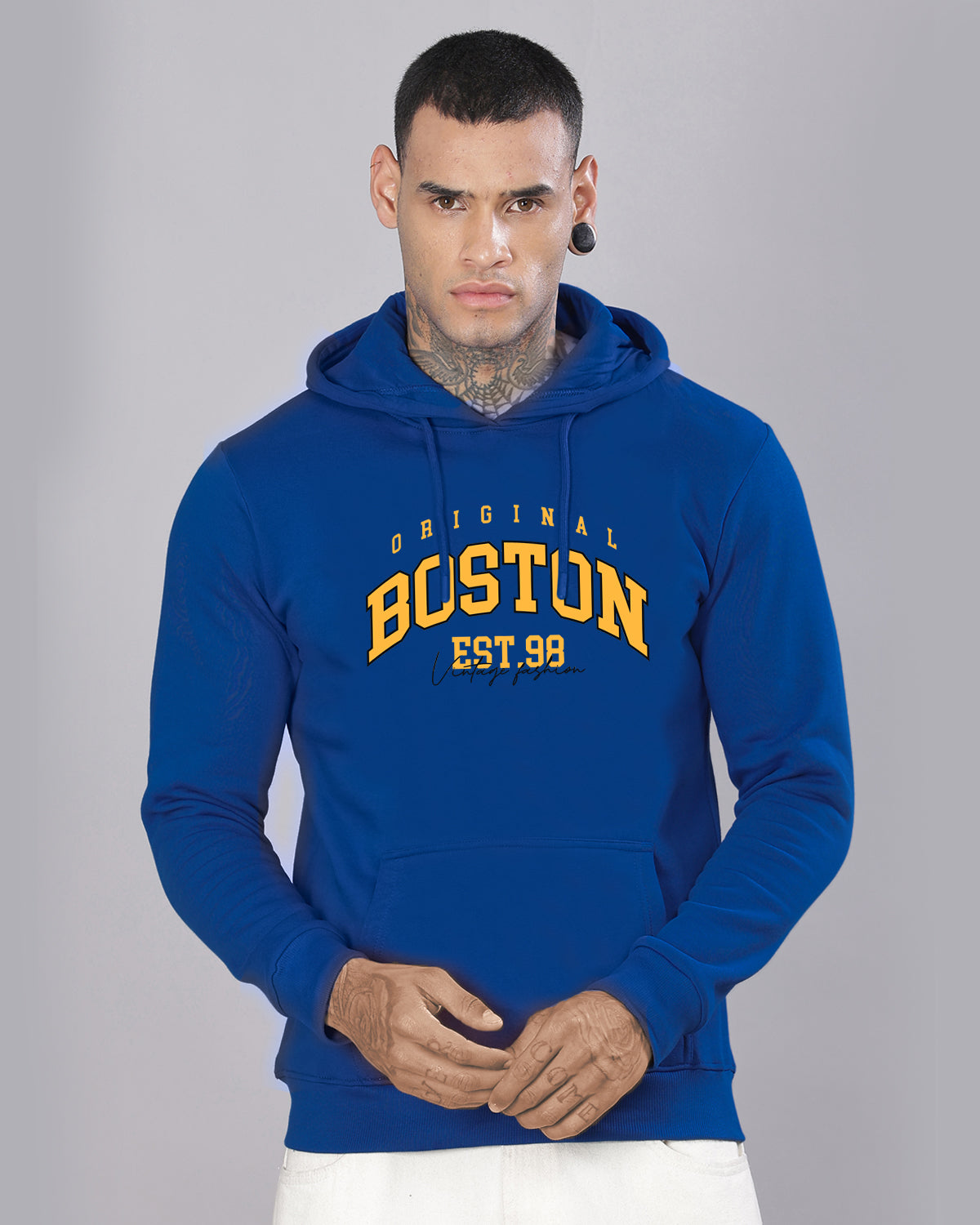 Men's cotton hoodie sweatshirt on sale