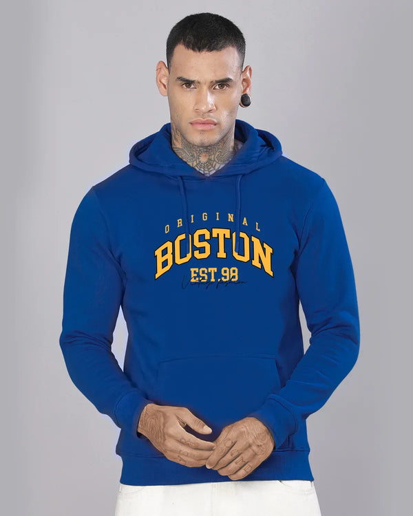Adro Men’s Graphic Hoodie | Skin Friendly Print | Cozy Fleece Fabric