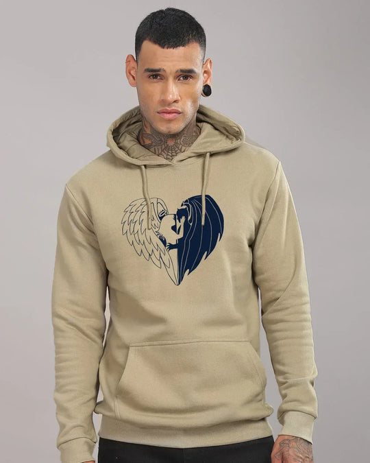 Adro Men’s Graphic Hoodie | Skin Friendly Print | Cozy Fleece Fabric