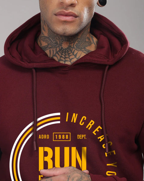 Adro Men’s Graphic Hoodie Skin Friendly Print Cozy Fleece Fabric