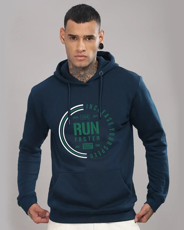 Adro Men’s Graphic Hoodie | Skin Friendly Print | Cozy Fleece Fabric