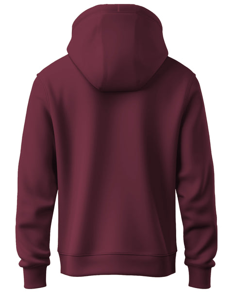 ADRO Men's Classic Graphic Pullover Hoodie | 320 GSM Cotton Fleece | Regular Fit Hoodie | Winter Casual Streetwear