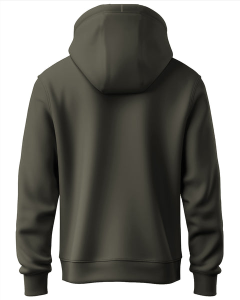 ADRO Men's Classic Graphic Pullover Hoodie | 320 GSM Cotton Fleece | Regular Fit Hoodie | Winter Casual Streetwear