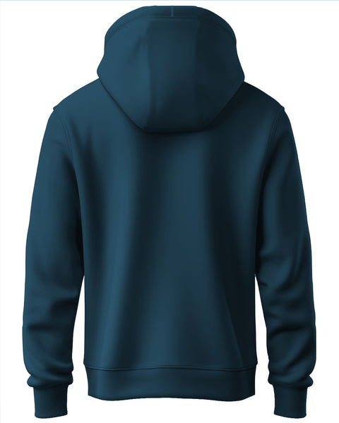 ADRO Men's Classic Graphic Pullover Hoodie | 320 GSM Cotton Fleece | Regular Fit Hoodie | Winter Casual Streetwear