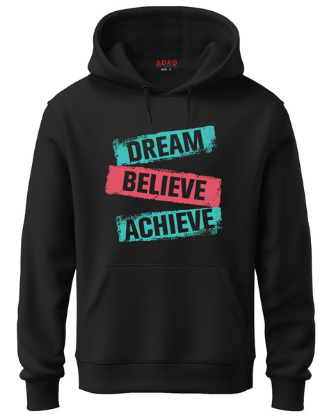 ADRO Men's Cotton Hooded Hoodie