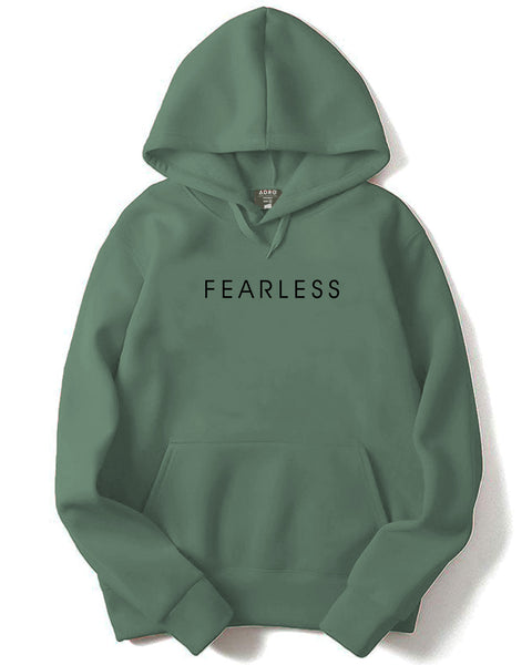ADRO Fearless Printed Hoodie/Sweatshirt for Men