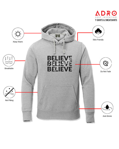 Adro Men’s Graphic Hoodie | Skin Friendly Print | Cozy Fleece Fabric