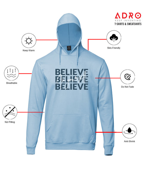 Adro Men’s Graphic Hoodie | Skin Friendly Print | Cozy Fleece Fabric