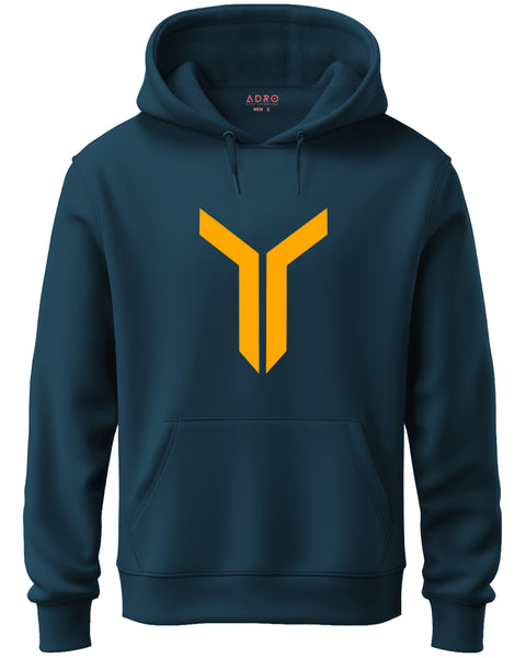 Adro Men’s Graphic Hoodie | Skin Friendly Print | Cozy Fleece Fabric