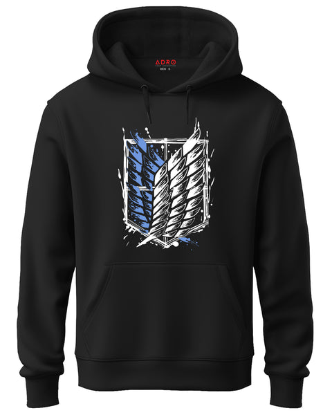 ADRO Mens Attack on Titan Printed Cotton Hoodies