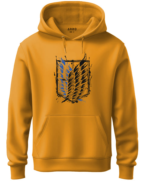 Adro Men’s Graphic Hoodie | Skin Friendly Print | Cozy Fleece Fabric