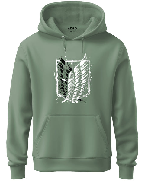 ADRO Mens Attack on Titan Printed Cotton Hoodies