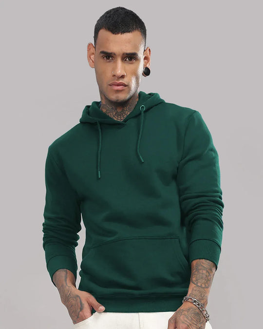 Adro Men’s Cotton Fleece Hoodie | 320 GSM | Soft Feel Streetwear