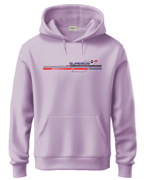 ADRO Men's Racing Graphic Printed Hoodie | 320 GSM 85% Cotton 15% Polyester Fleece | Regular Fit Hoodie | Winter Casual Streetwear