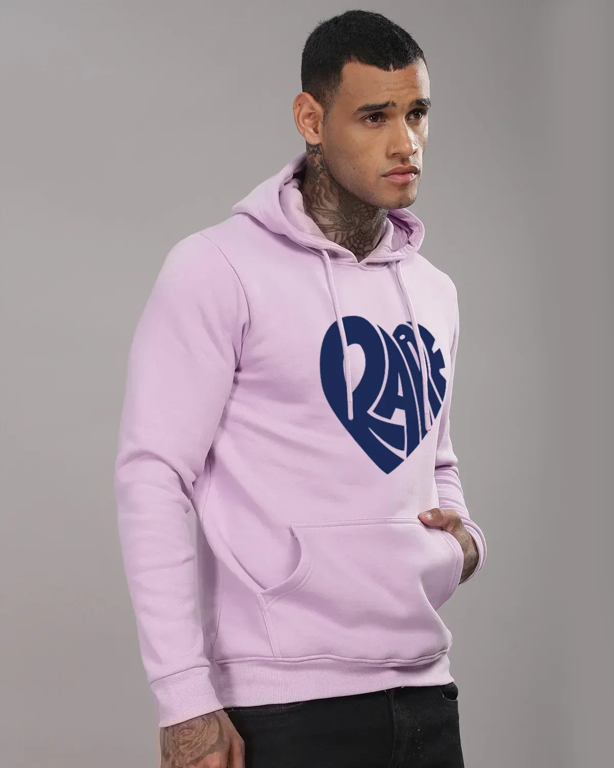 Adro Men’s Graphic Hoodie | Skin Friendly Print | Cozy Fleece Fabric