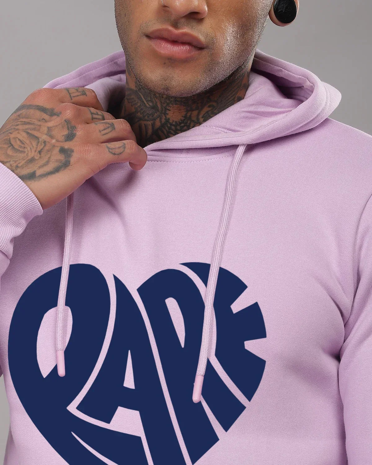 Adro Men’s Graphic Hoodie | Skin Friendly Print | Cozy Fleece Fabric