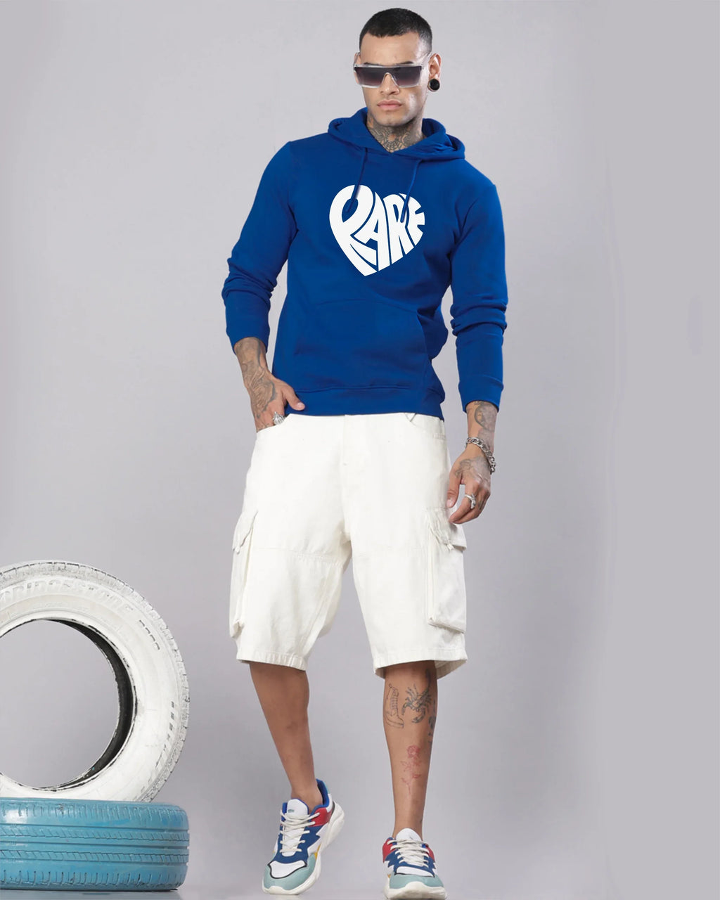 Adro Men’s Graphic Hoodie | Skin Friendly Print | Cozy Fleece Fabric