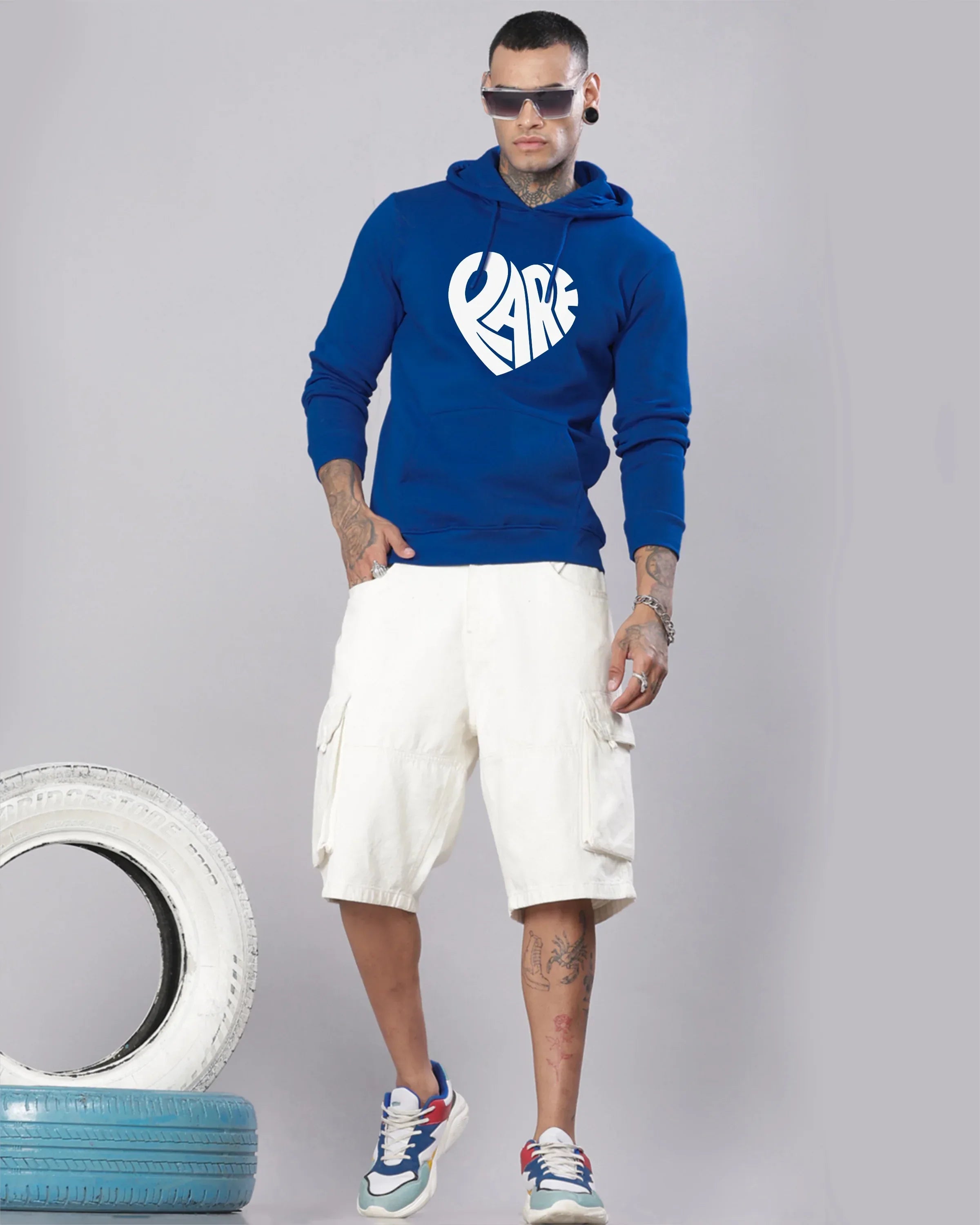 Adro Men’s Graphic Hoodie | Skin Friendly Print | Cozy Fleece Fabric