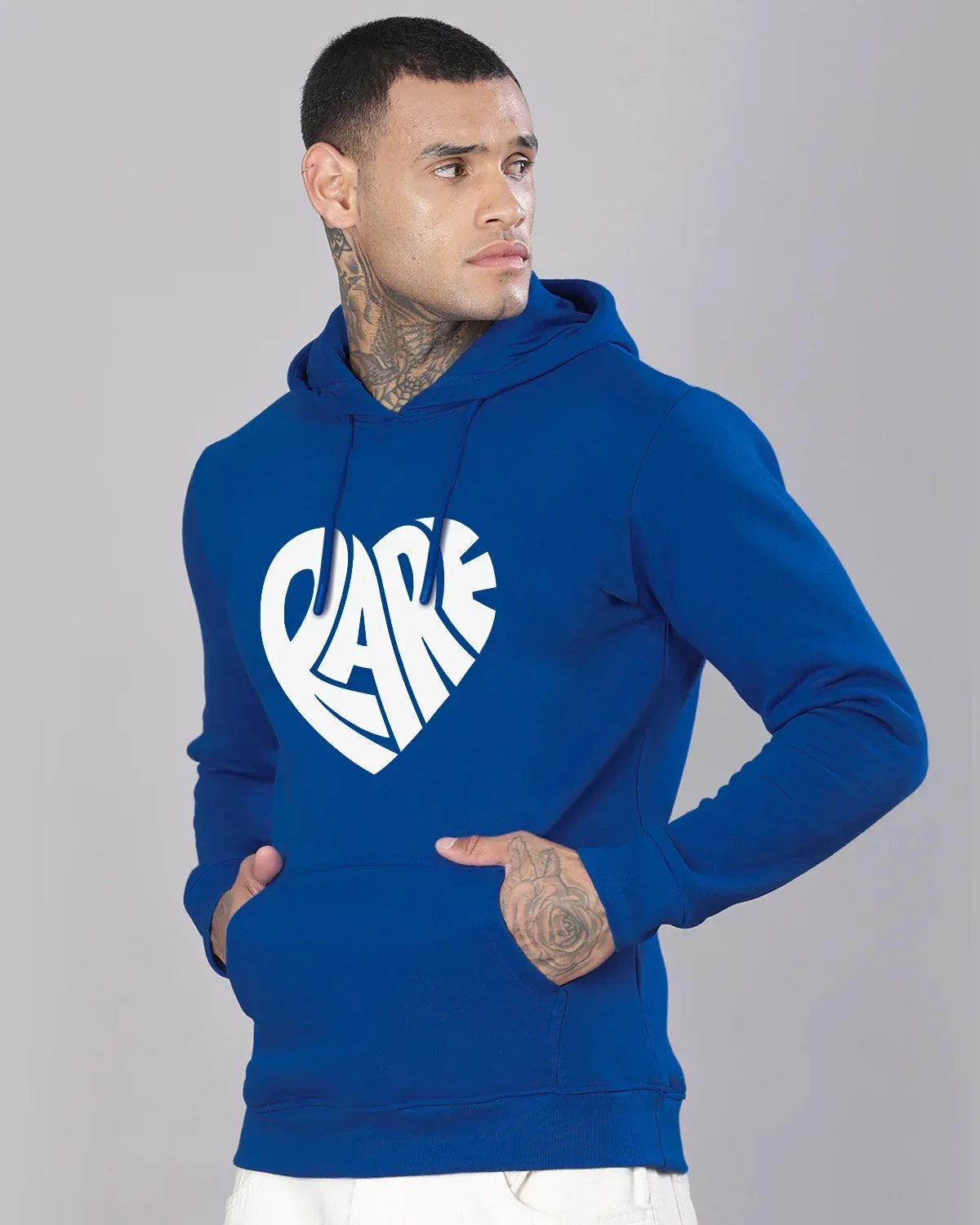 Adro Men’s Graphic Hoodie | Skin Friendly Print | Cozy Fleece Fabric