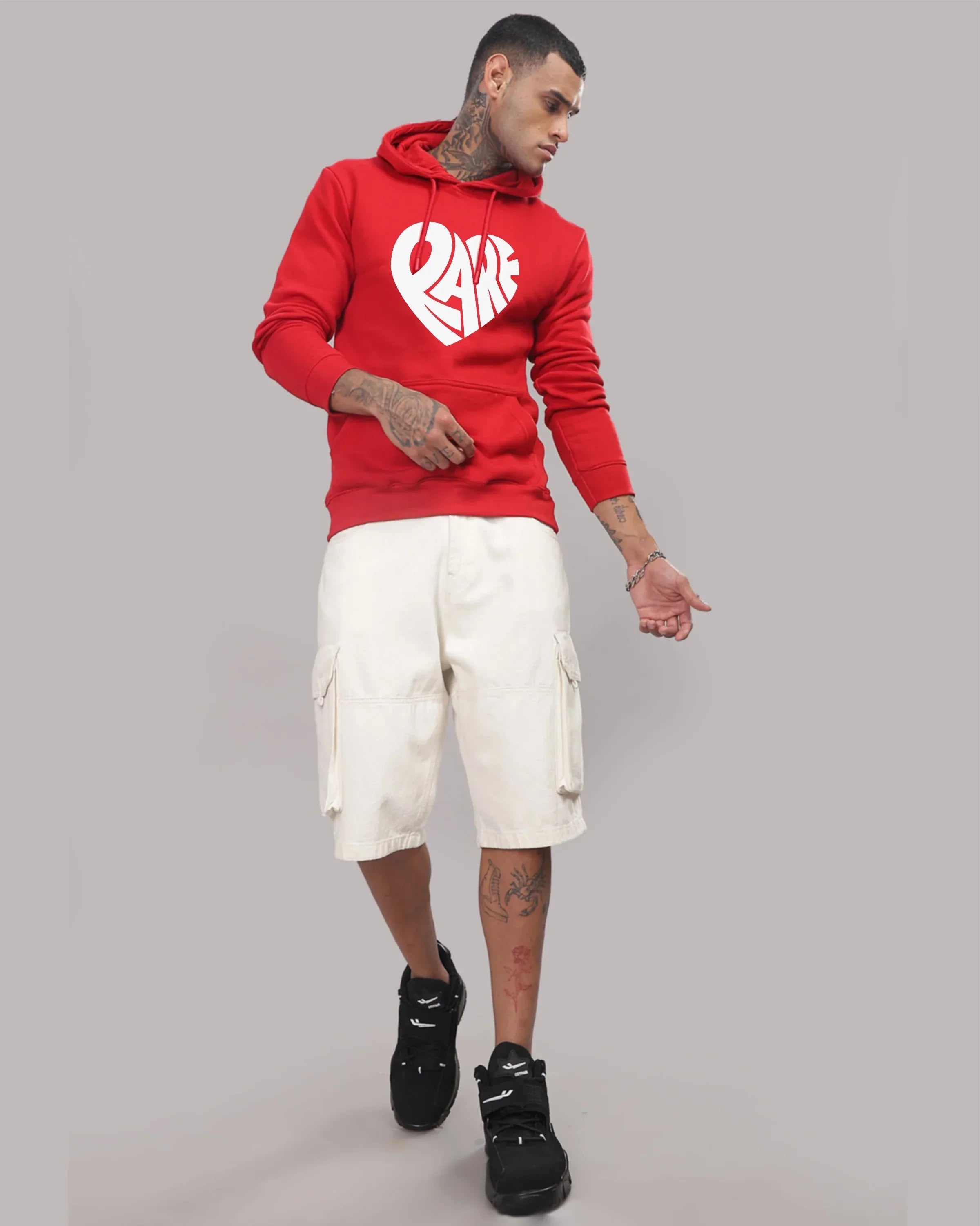 Adro Men’s Graphic Hoodie | Skin Friendly Print | Cozy Fleece Fabric