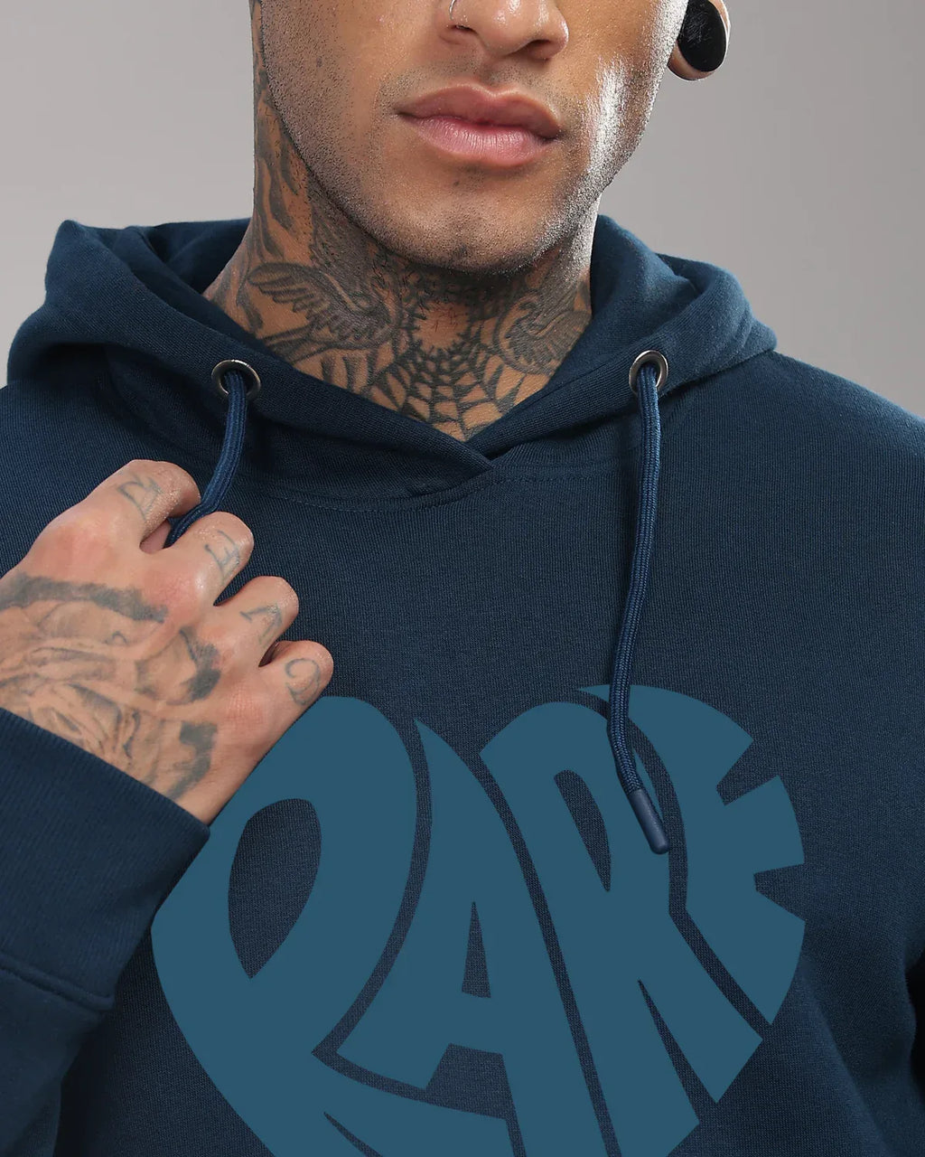 Adro Men’s Graphic Hoodie | Skin Friendly Print | Cozy Fleece Fabric