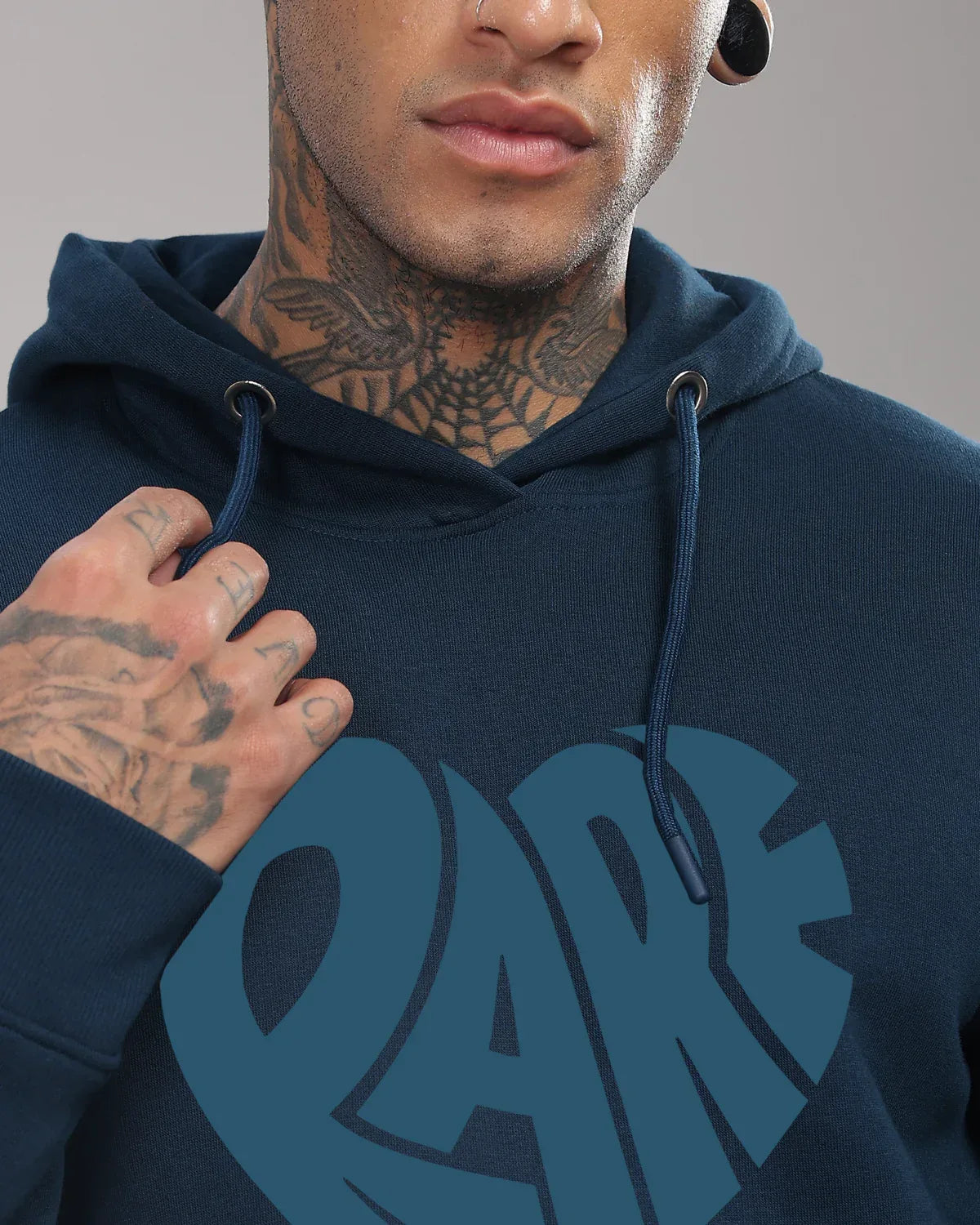 Adro Men’s Graphic Hoodie | Skin Friendly Print | Cozy Fleece Fabric