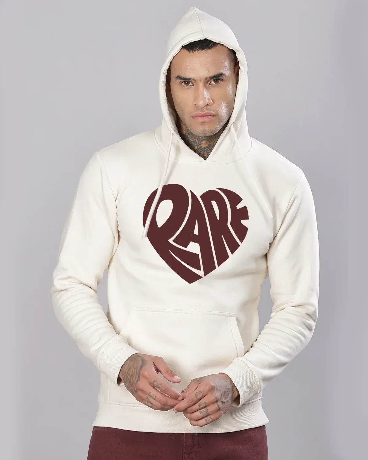 Adro Men’s Graphic Hoodie | Skin Friendly Print | Cozy Fleece Fabric