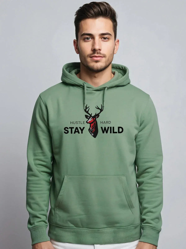 Adro Men’s Graphic Hoodie | Skin Friendly Print | Cozy Fleece Fabric